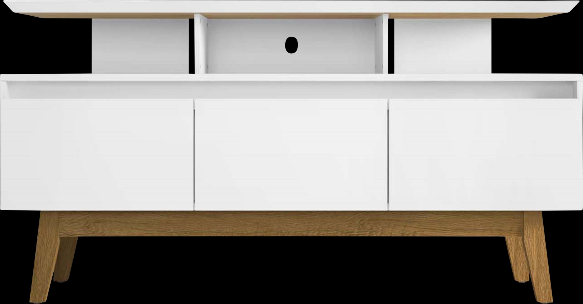 Clairton White 71 in. Console - Thumbnail - Image 1