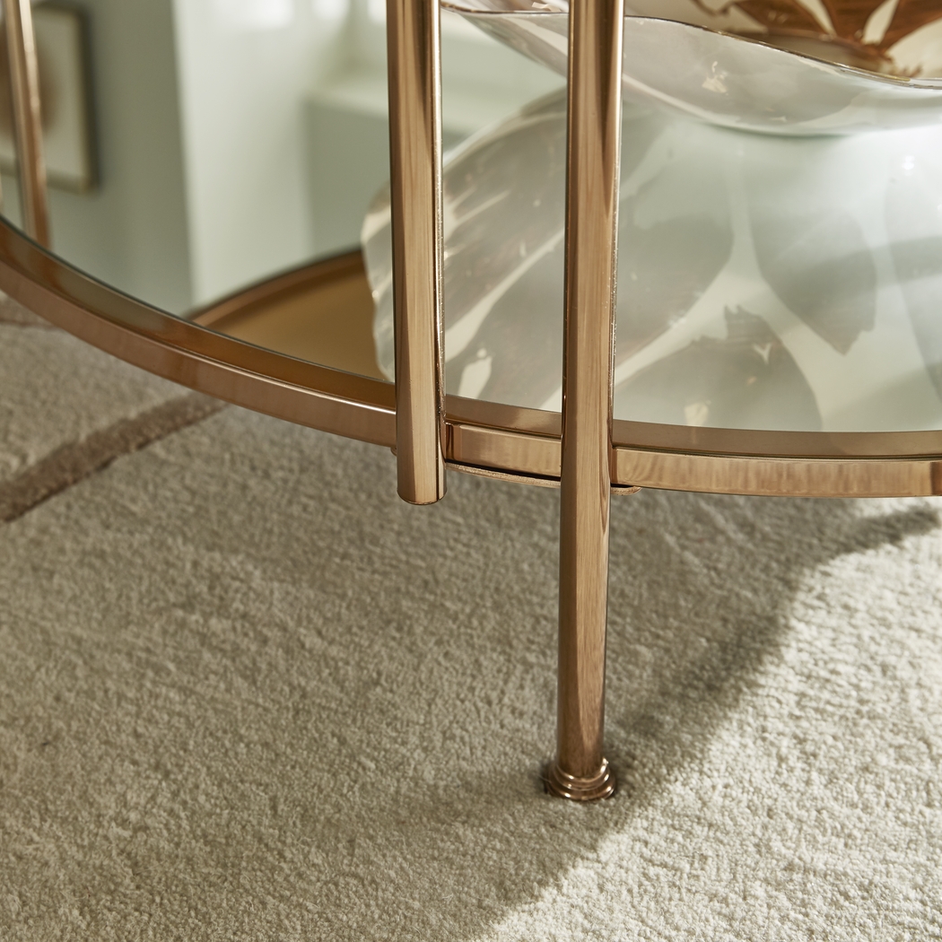 Clairview Gold Cocktail Table - Thumbnail - Image 6