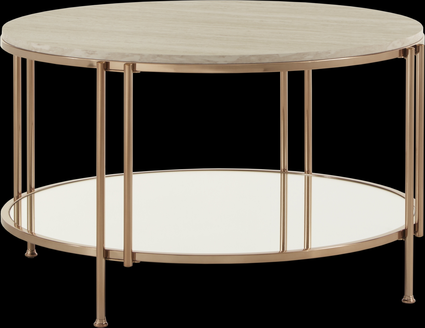 Clairview Gold Cocktail Table - Thumbnail - Image 1