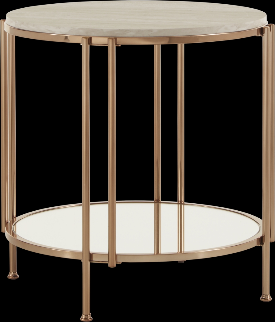 Clairview Gold End Table - Thumbnail - Image 1