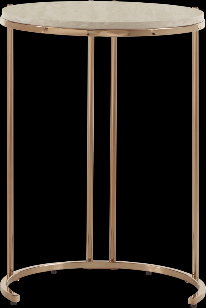 Clairview Gold Side Table - Thumbnail - Image 2