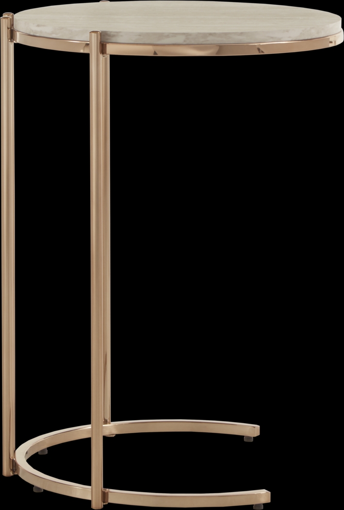 Clairview Gold Side Table - Thumbnail - Image 3