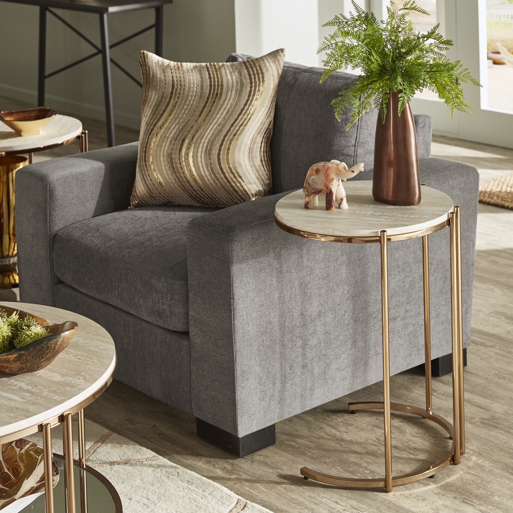 Clairview Gold Side Table - Thumbnail - Image 8