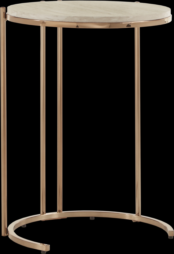 Clairview Gold Side Table - Thumbnail - Image 1