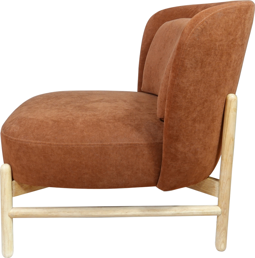 Claonia Red Accent Chair - Thumbnail - Image 3