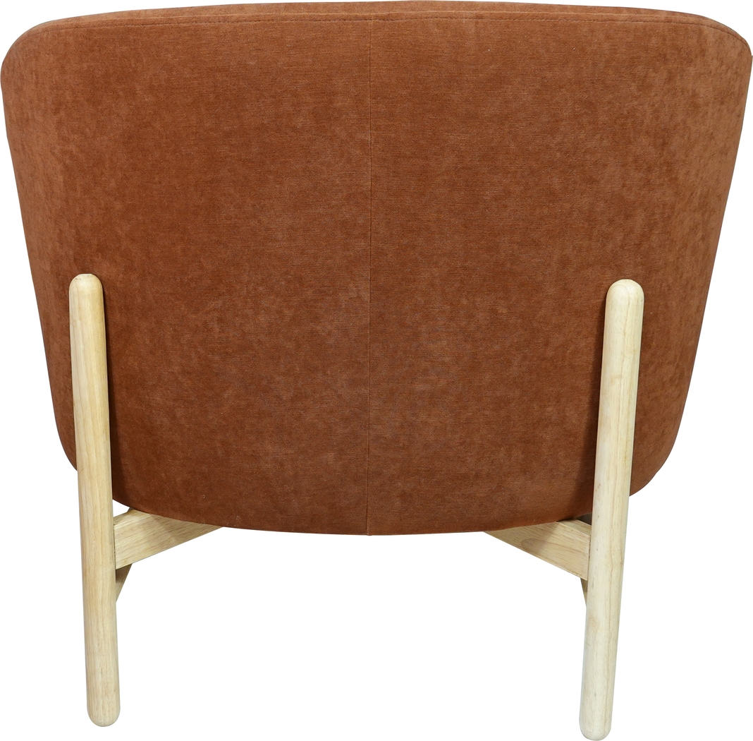 Claonia Red Accent Chair - Thumbnail - Image 4