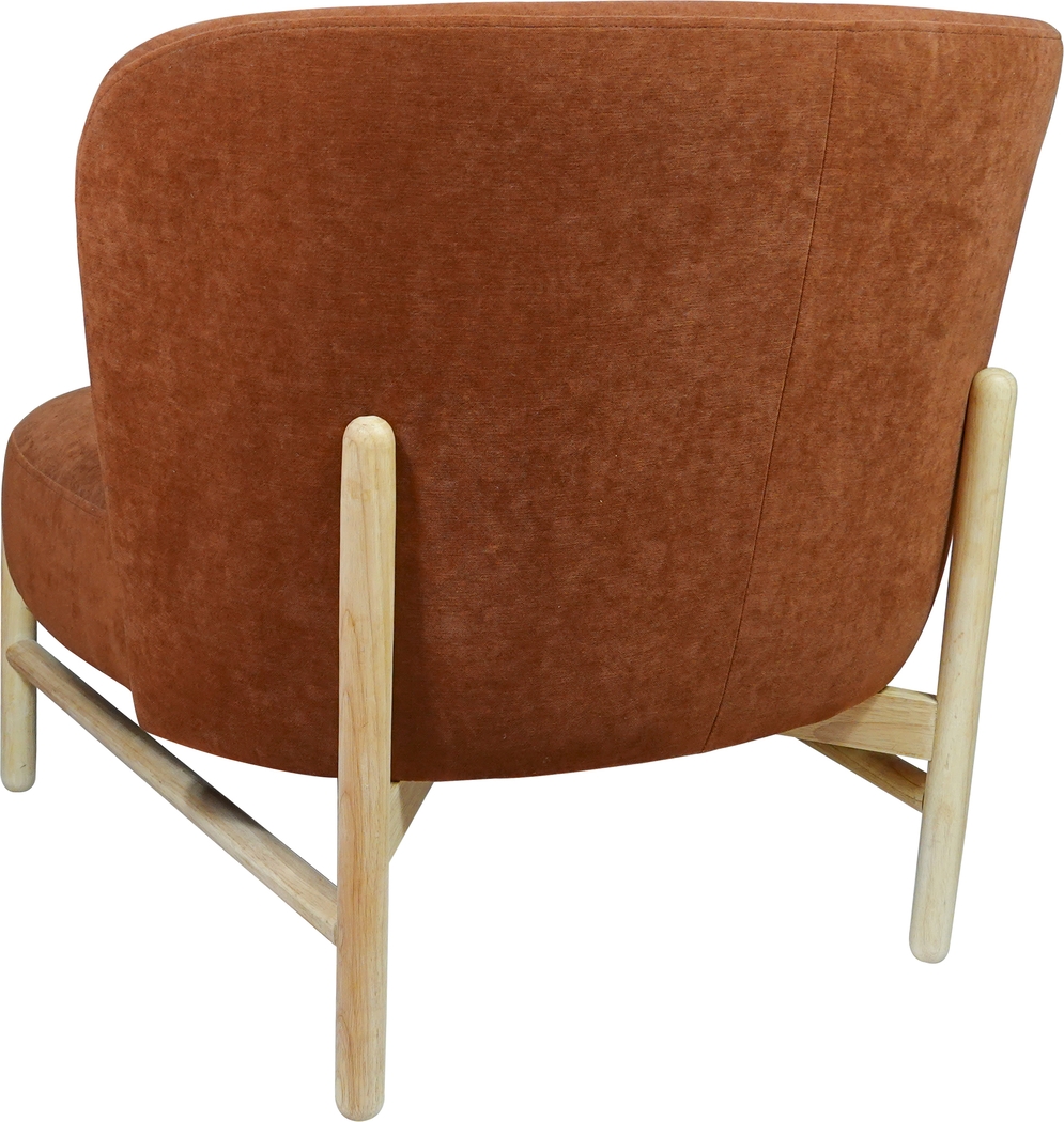 Claonia Red Accent Chair - Thumbnail - Image 5