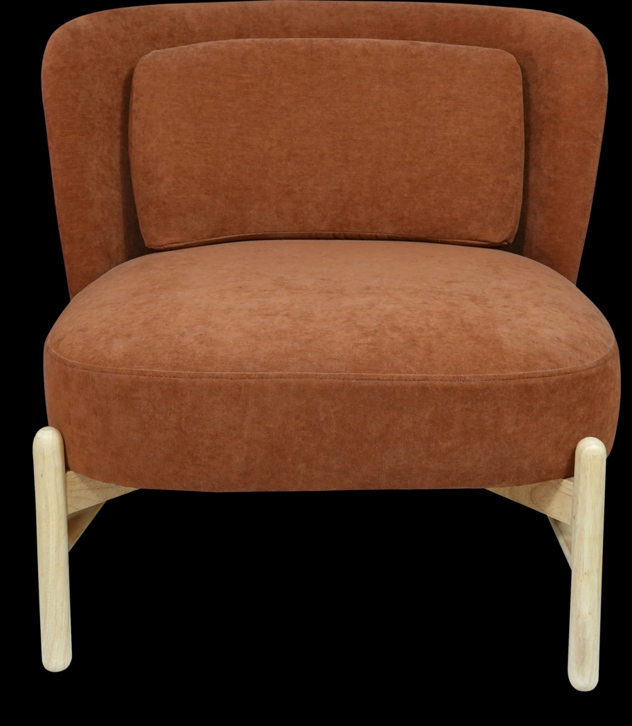 Claonia Red Accent Chair - Thumbnail - Image 1