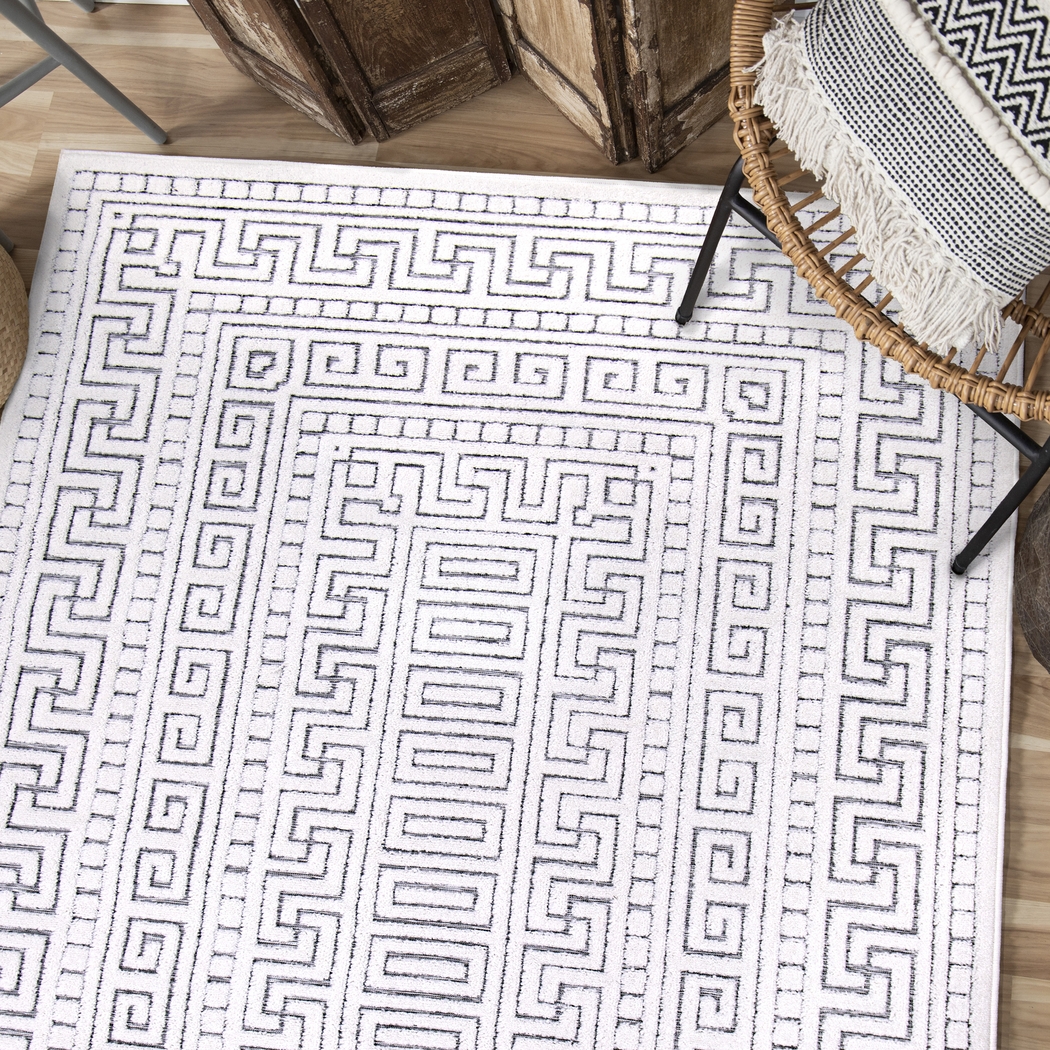 Clapp White 5'2 x 7'6 Rug - Thumbnail - Image 10