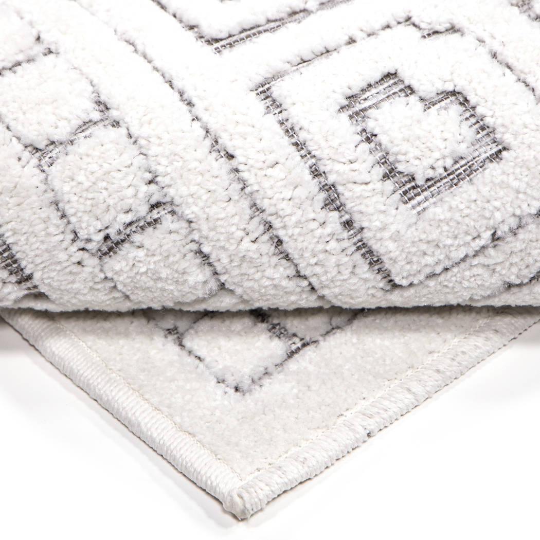 Clapp White 7'9 x 10'10 Rug - Thumbnail - Image 4