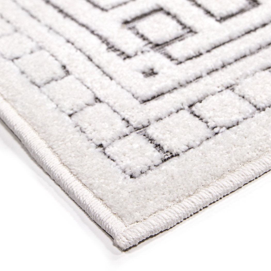 Clapp White 7'9 x 10'10 Rug - Thumbnail - Image 5