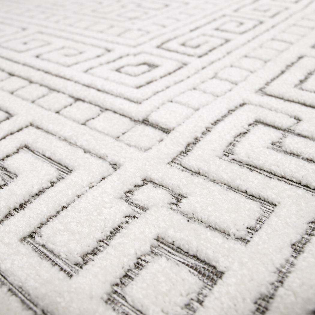 Clapp White 7'9 x 10'10 Rug - Thumbnail - Image 8