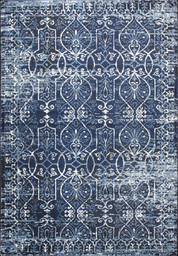 Clarae Blue 6'7 x 9'6 Rug - Thumbnail - Image 1