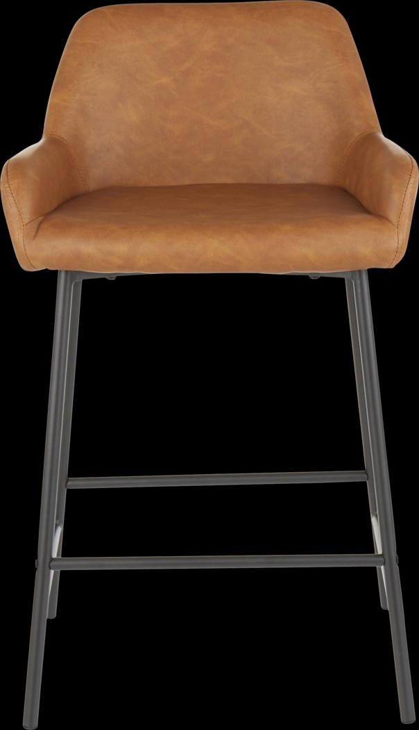 Clarain Camel Counter Height Stool, Set of 2 - Thumbnail - Image 6