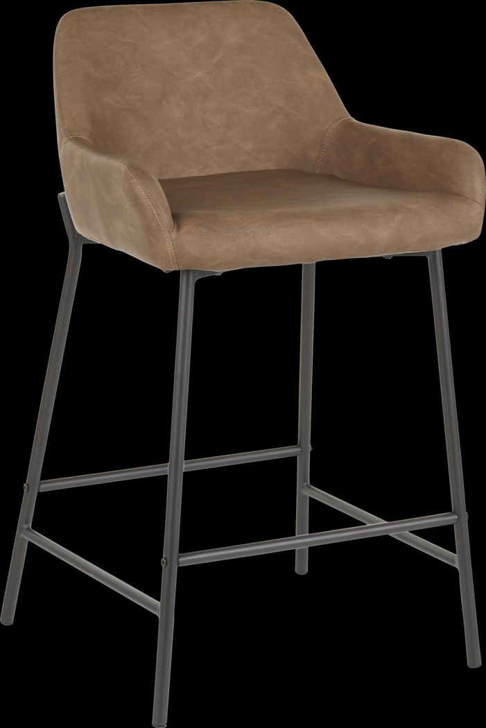 Clarain Espresso Counter Height Stool, Set of 2 - Thumbnail - Image 2