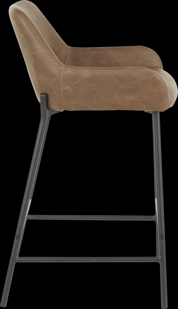 Clarain Espresso Counter Height Stool, Set of 2 - Thumbnail - Image 3