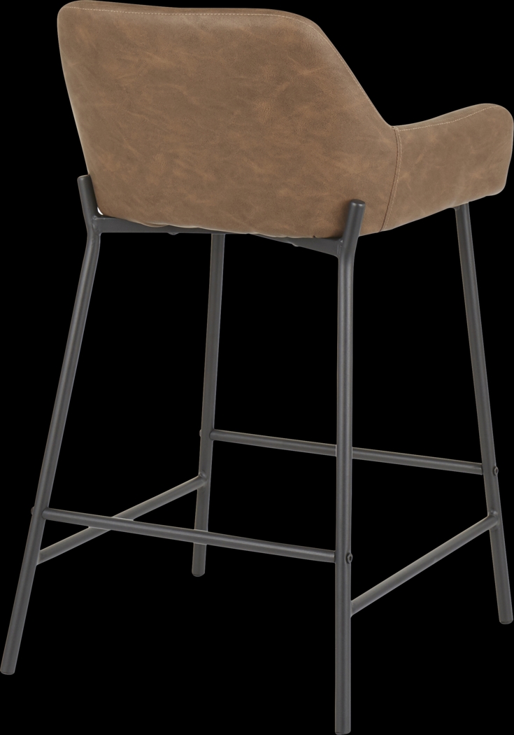 Clarain Espresso Counter Height Stool, Set of 2 - Thumbnail - Image 4