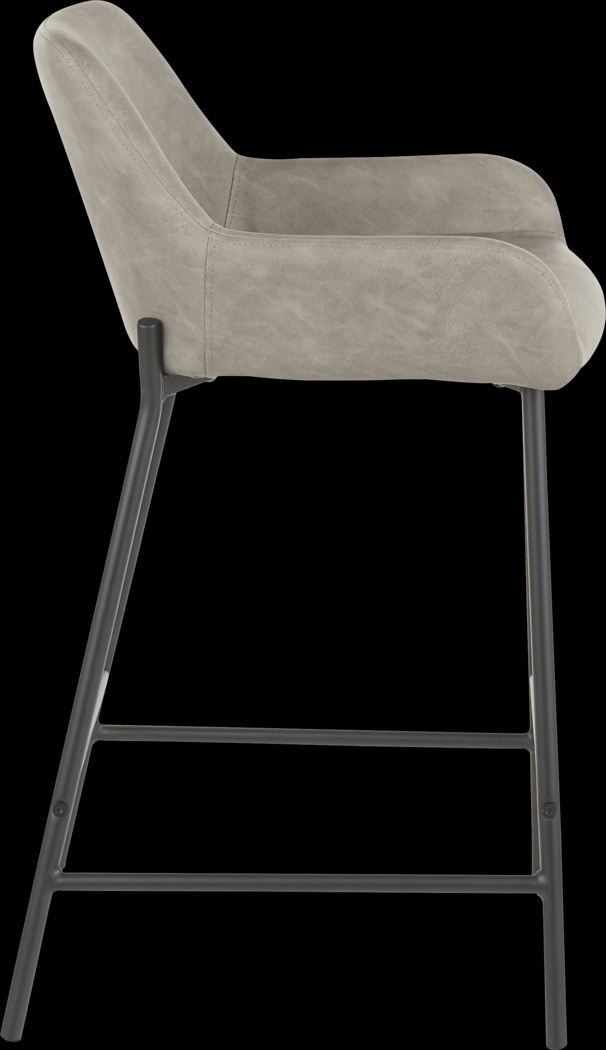 Clarain Gray Counter Height Stool, Set of 2 - Thumbnail - Image 3