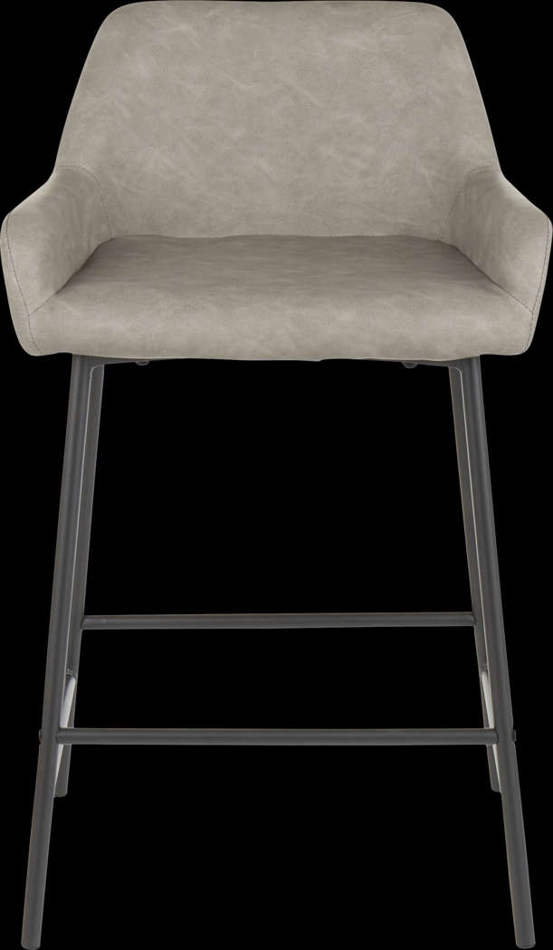 Clarain Gray Counter Height Stool, Set of 2 - Thumbnail - Image 6