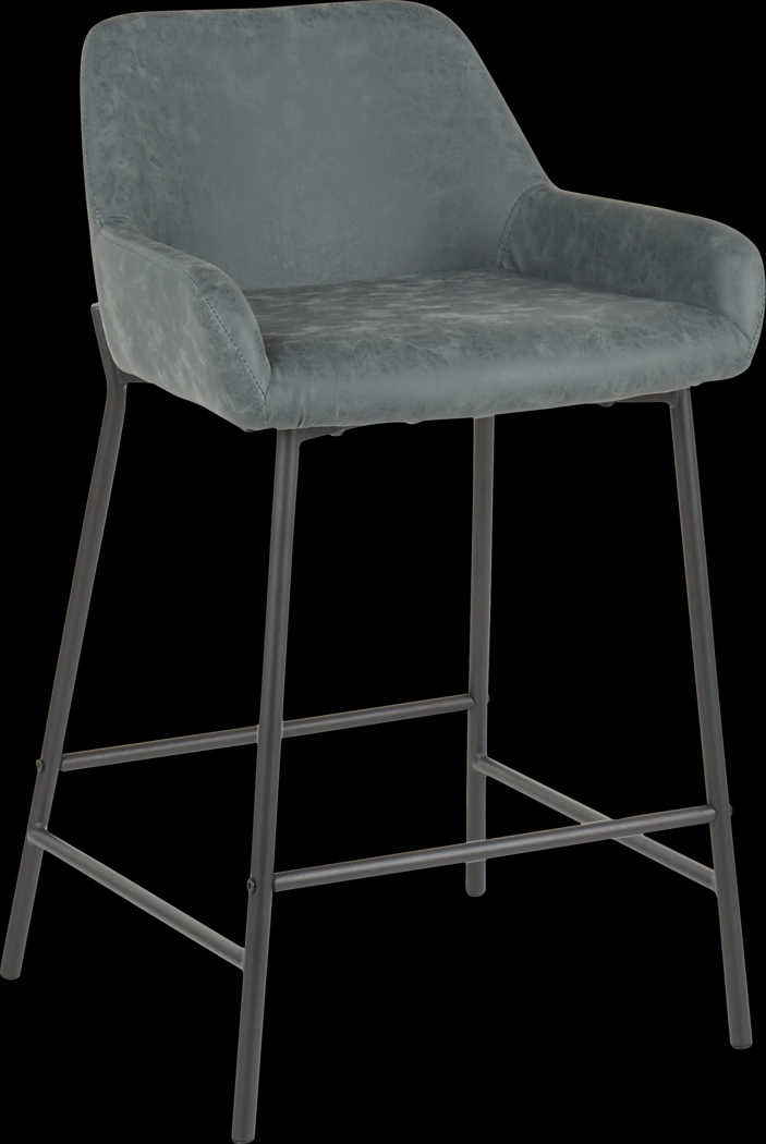 Clarain Green Counter Height Stool, Set of 2 - Thumbnail - Image 2