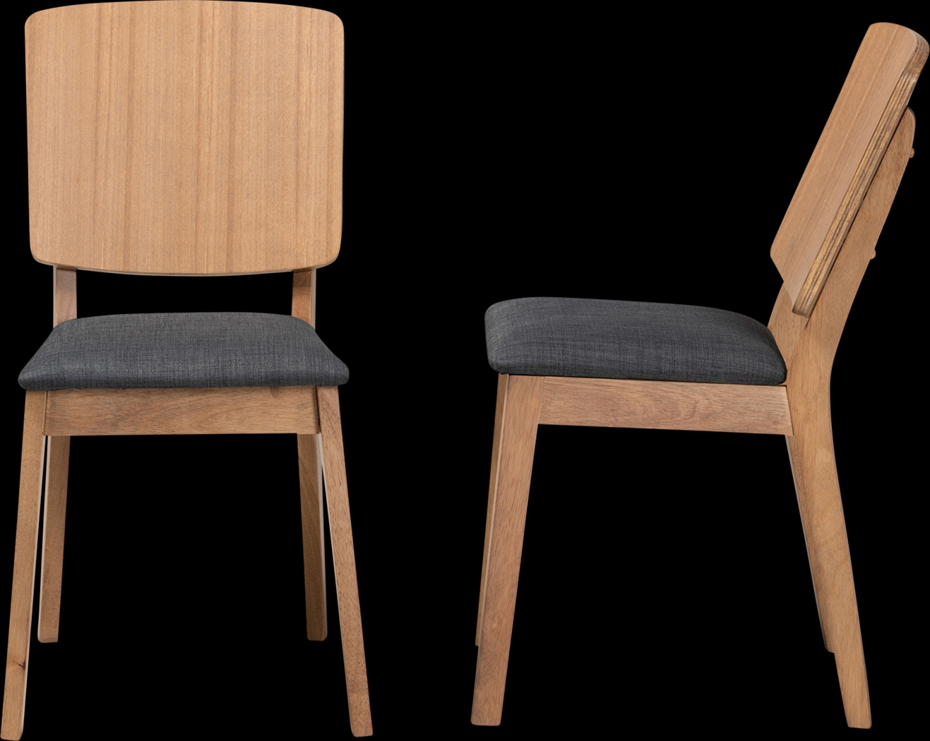 Claravista Brown Side Chair, Set of 2 - Thumbnail - Image 3