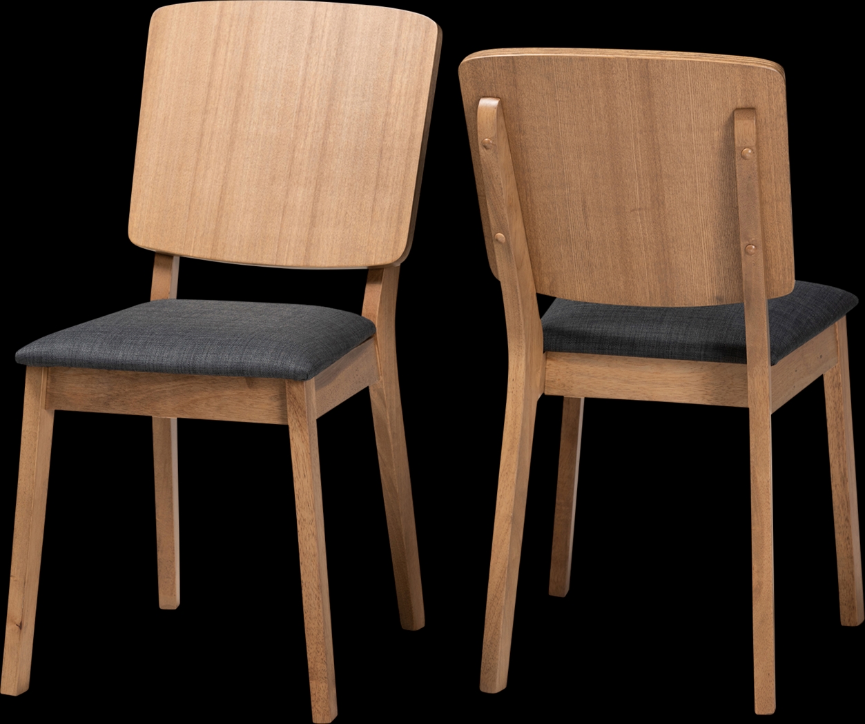 Claravista Brown Side Chair, Set of 2 - Thumbnail - Image 1