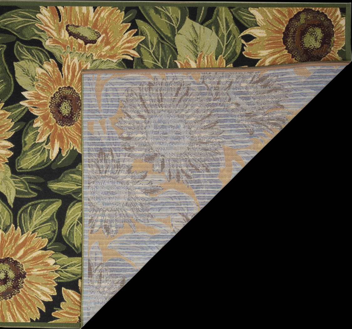 Clarbel Black 6'8 x 9'4 Indoor/Outdoor Rug - Thumbnail - Image 6