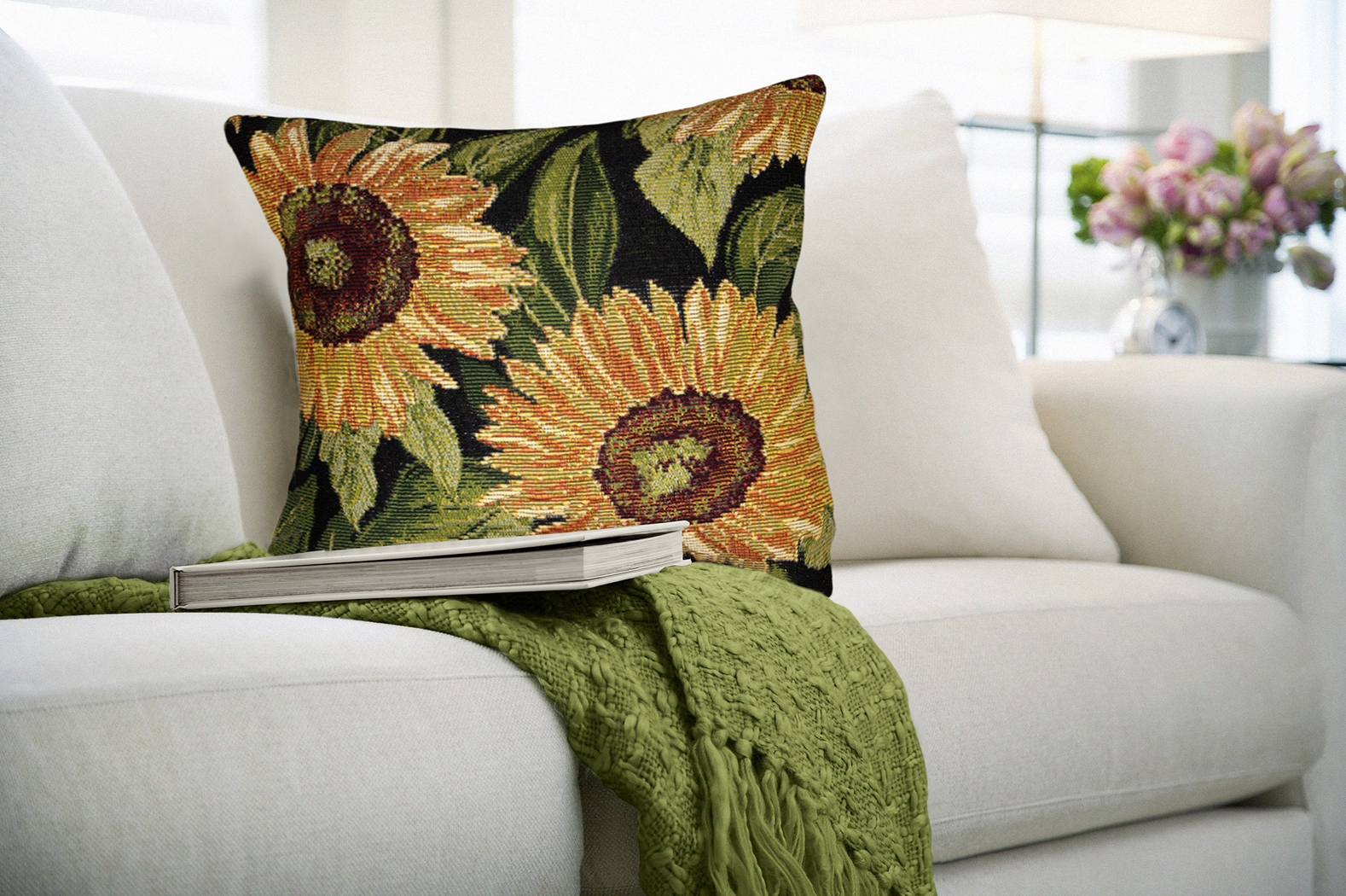 Clarebel Black Indoor/Outdoor Accent Pillow - Thumbnail - Image 2