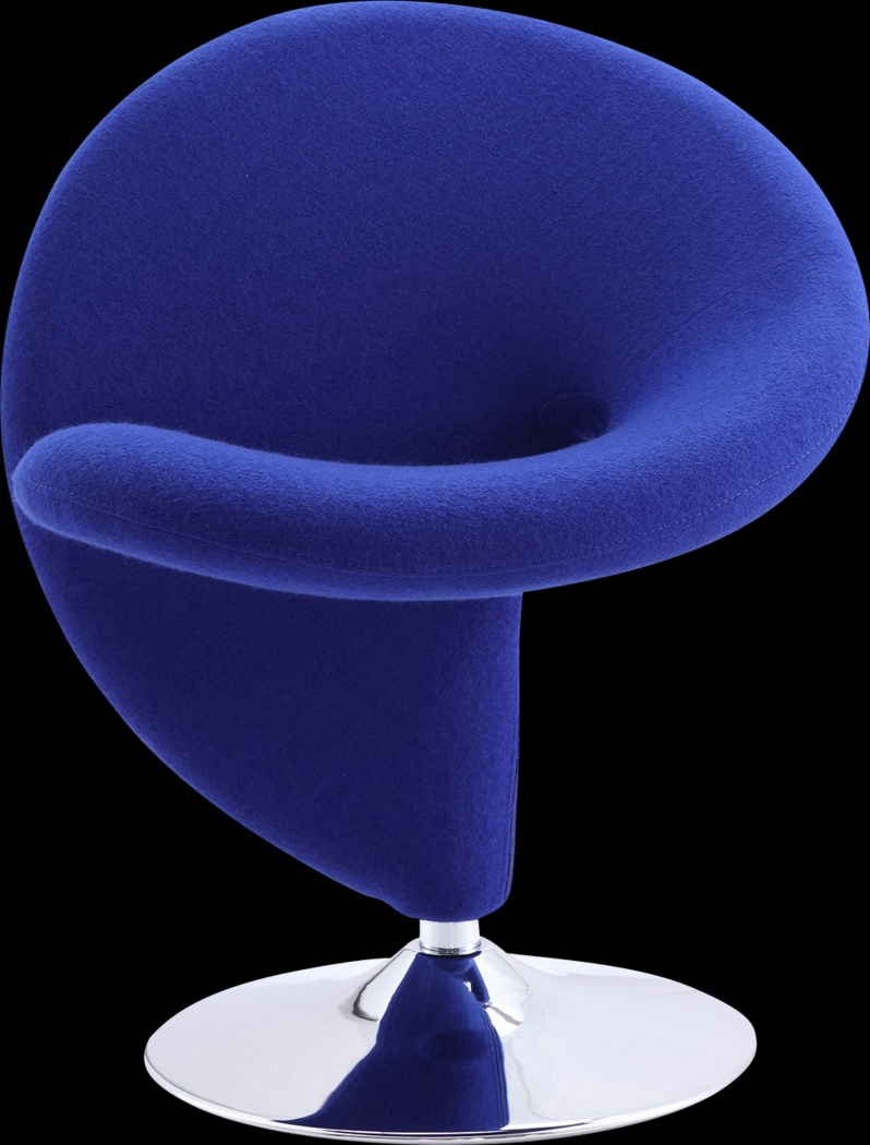 Claredda Blue Accent Chair - Thumbnail - Image 3