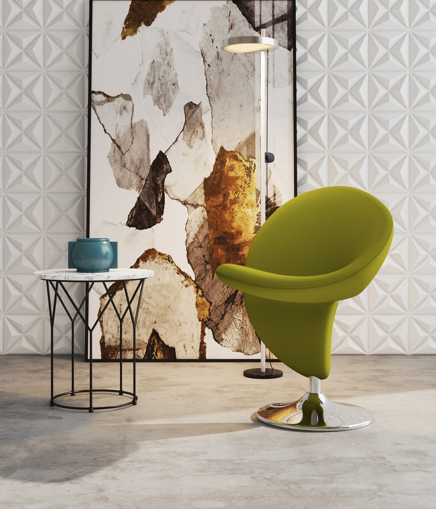 Claredda Green Accent Chair - Thumbnail - Image 2