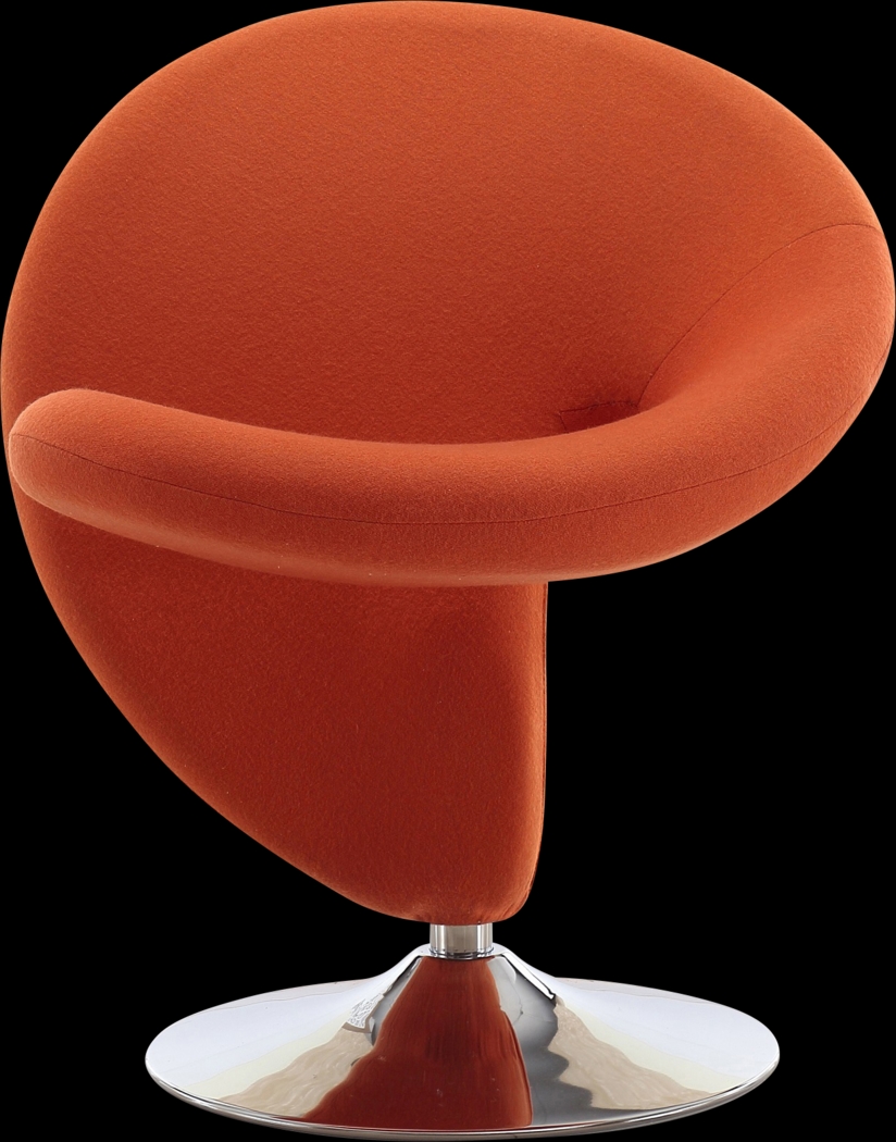 Claredda Orange Accent Chair - Thumbnail - Image 3
