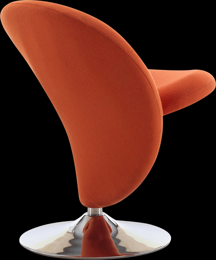 Claredda Orange Accent Chair - Thumbnail - Image 5