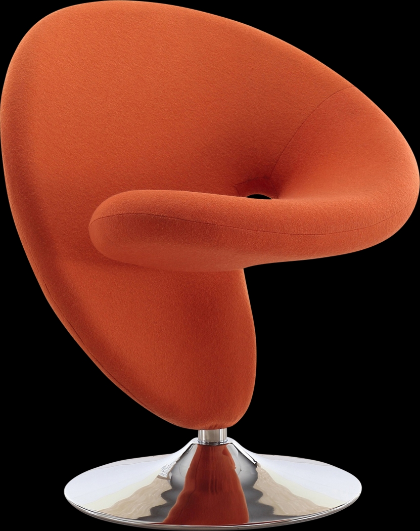 Claredda Orange Accent Chair - Thumbnail - Image 1
