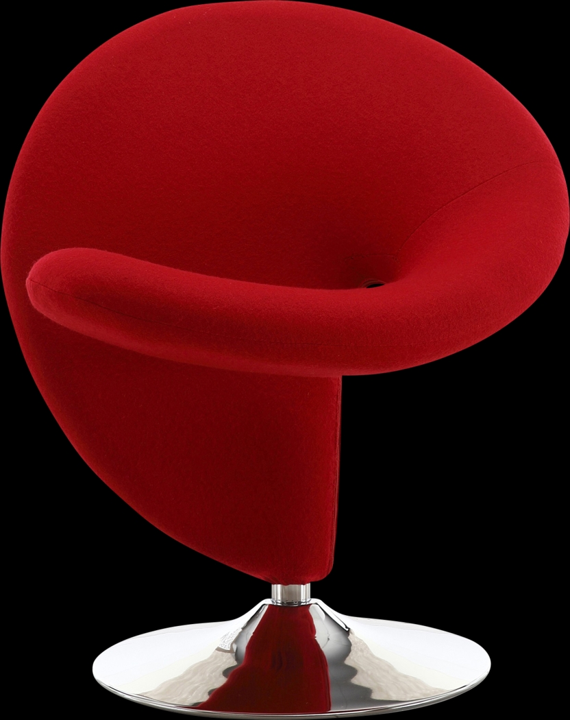 Claredda Red Accent Chair - Thumbnail - Image 3