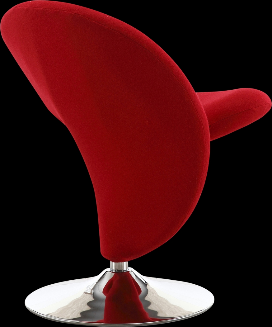 Claredda Red Accent Chair - Thumbnail - Image 4