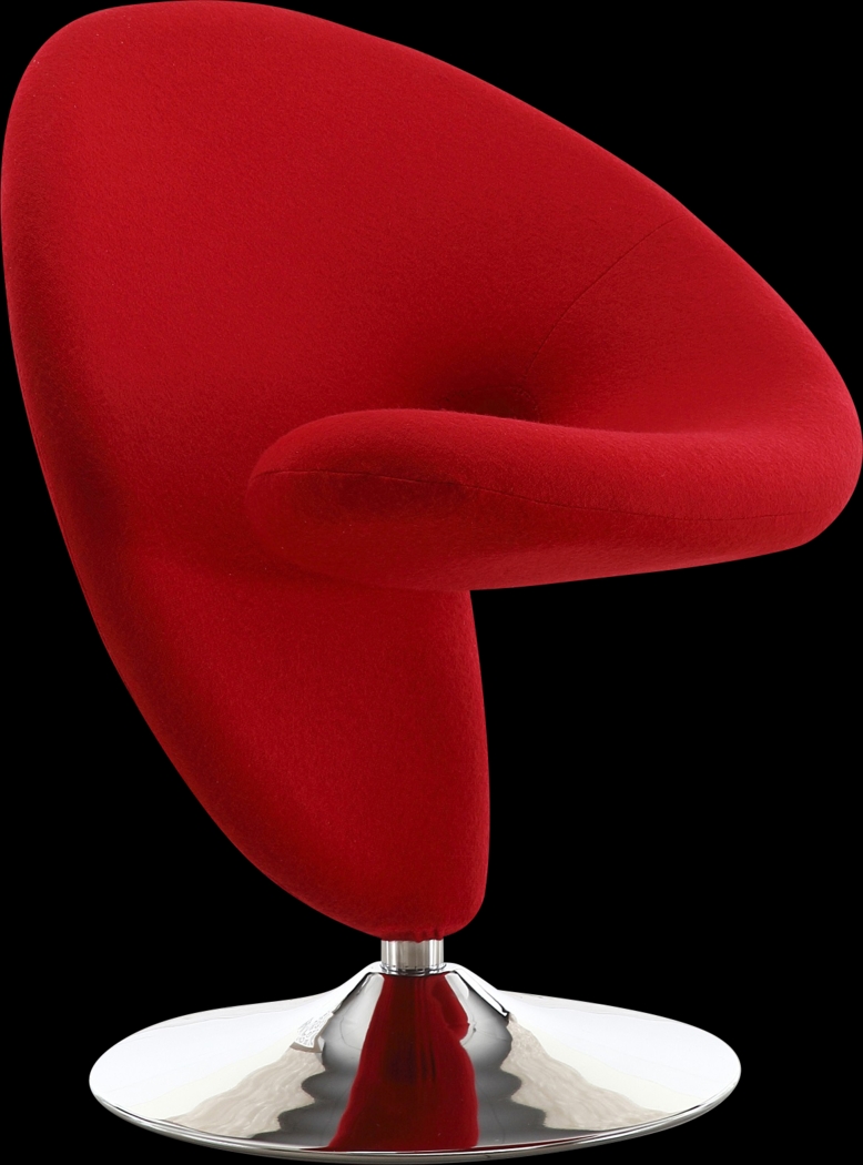 Claredda Red Accent Chair - Thumbnail - Image 1