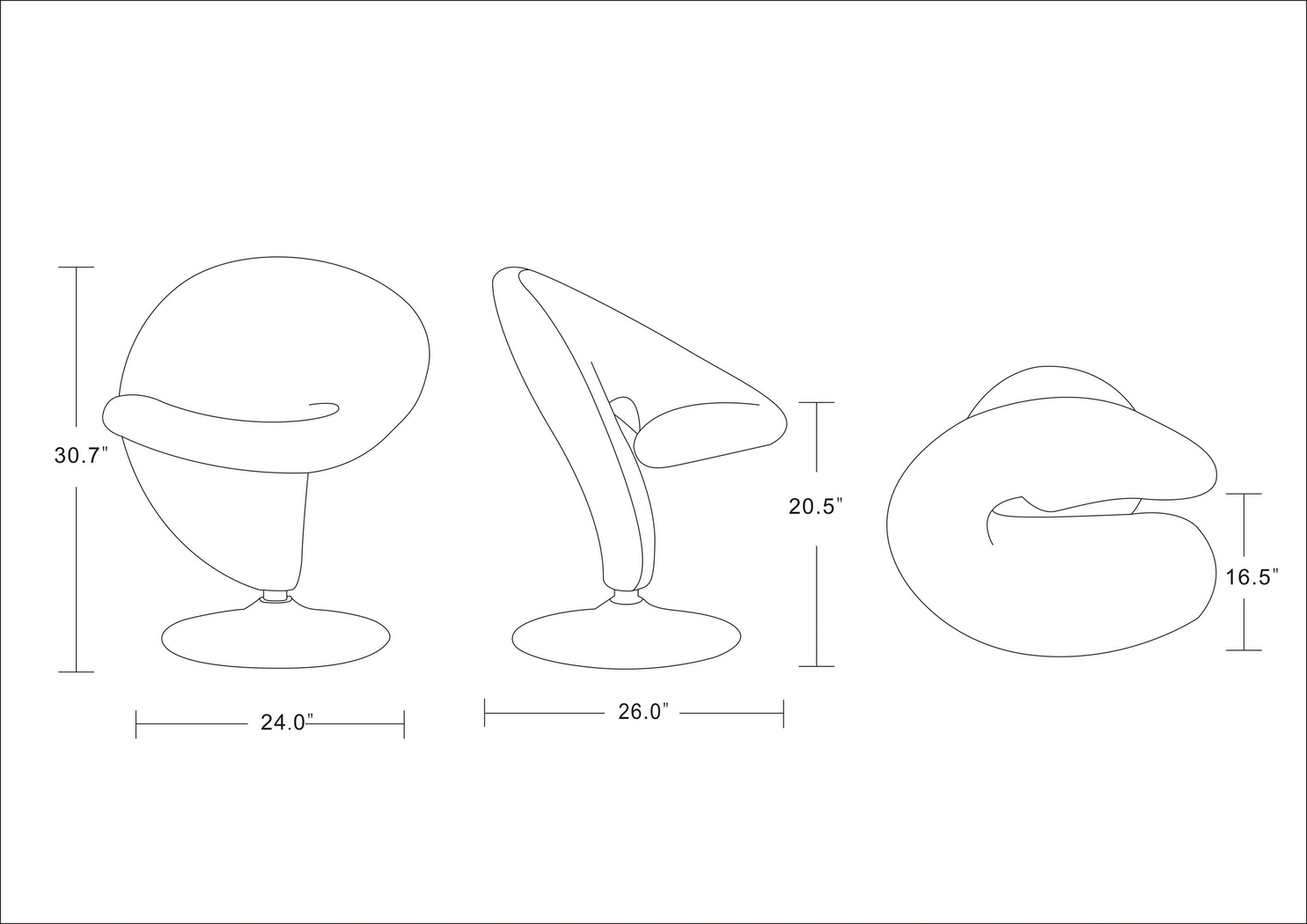 Claredda Yellow Accent Chair - Thumbnail - Image 5