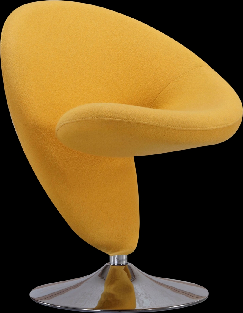 Claredda Yellow Accent Chair - Thumbnail - Image 1