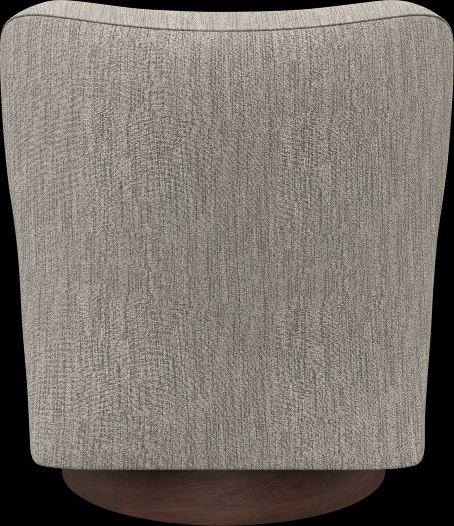 Claredon Brown Swivel Armchair - Thumbnail - Image 5