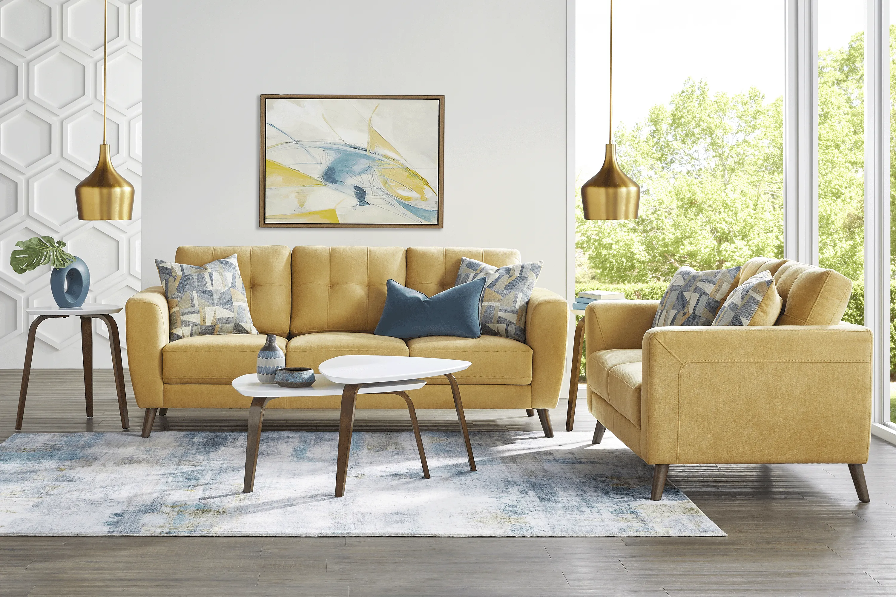 Claremont Heights Sunflower 5 Pc Living Room - Thumbnail - Image 1
