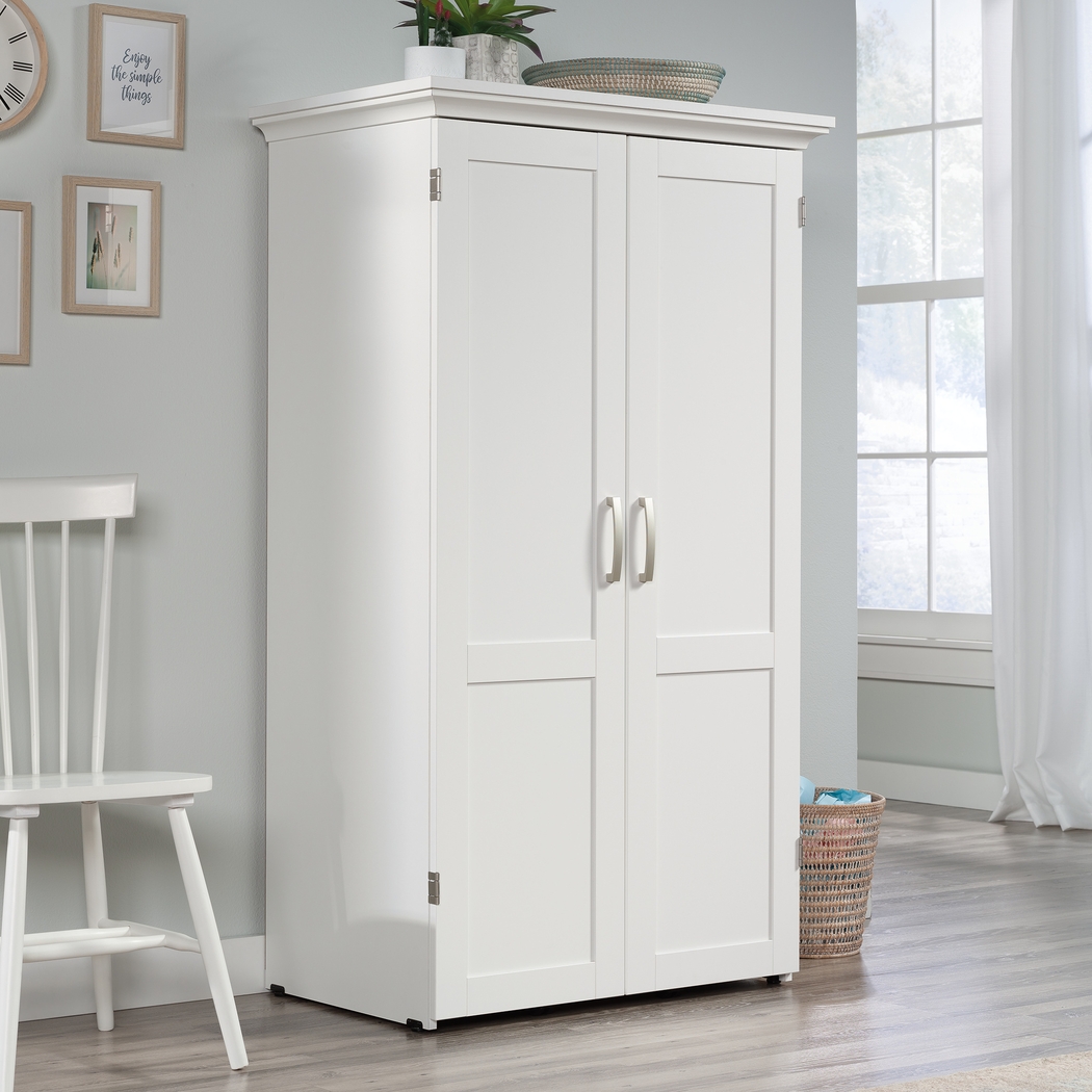 Clarendony White Storage Cabinet - Thumbnail - Image 2