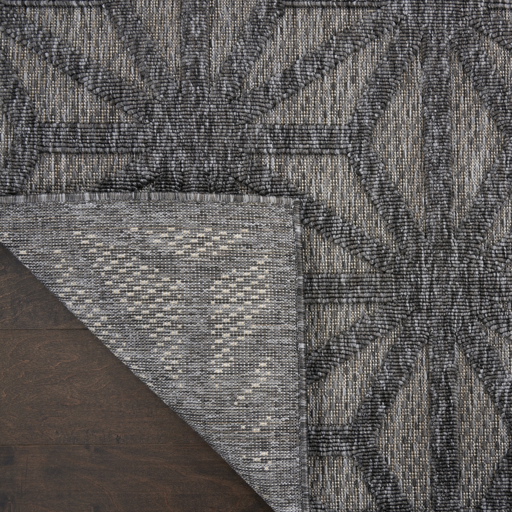 Clarene Dark Gray 5' x 7' Indoor/Outdoor Rug - Thumbnail - Image 3