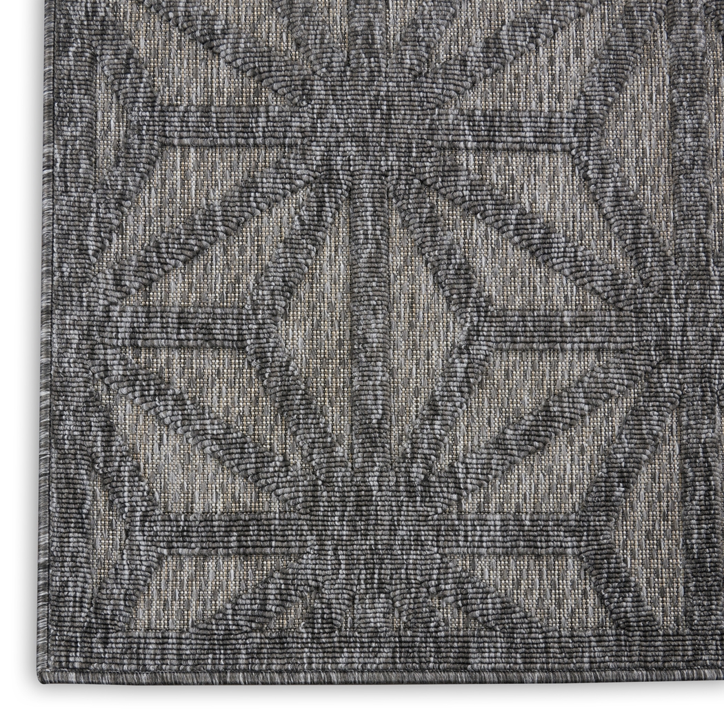 Clarene Dark Gray 5' x 7' Indoor/Outdoor Rug - Thumbnail - Image 4