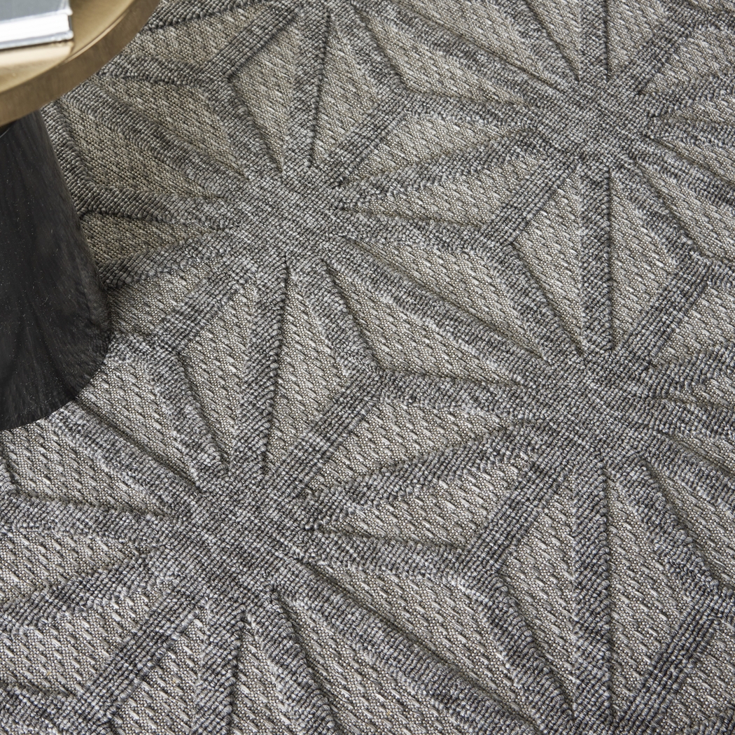 Clarene Dark Gray 5' x 7' Indoor/Outdoor Rug - Thumbnail - Image 10