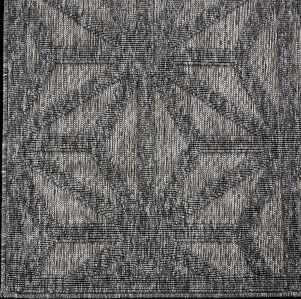 Clarene Dark Gray 8' x 10' Indoor/Outdoor Rug - Thumbnail - Image 2