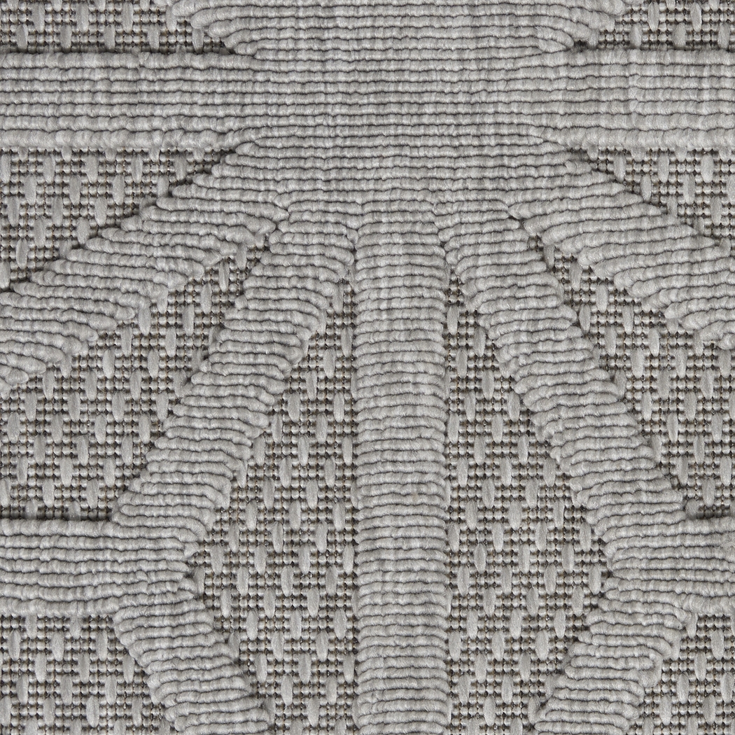 Clarene Light Gray 5' x 7' Indoor/Outdoor Rug - Thumbnail - Image 8