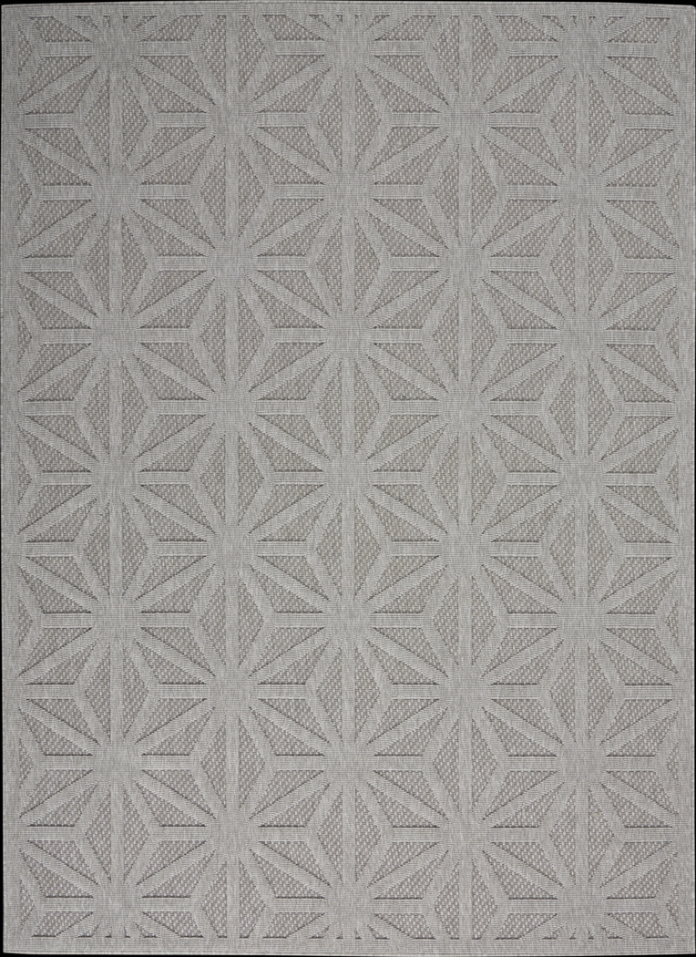 Clarene Light Gray 5' x 7' Indoor/Outdoor Rug - Thumbnail - Image 1