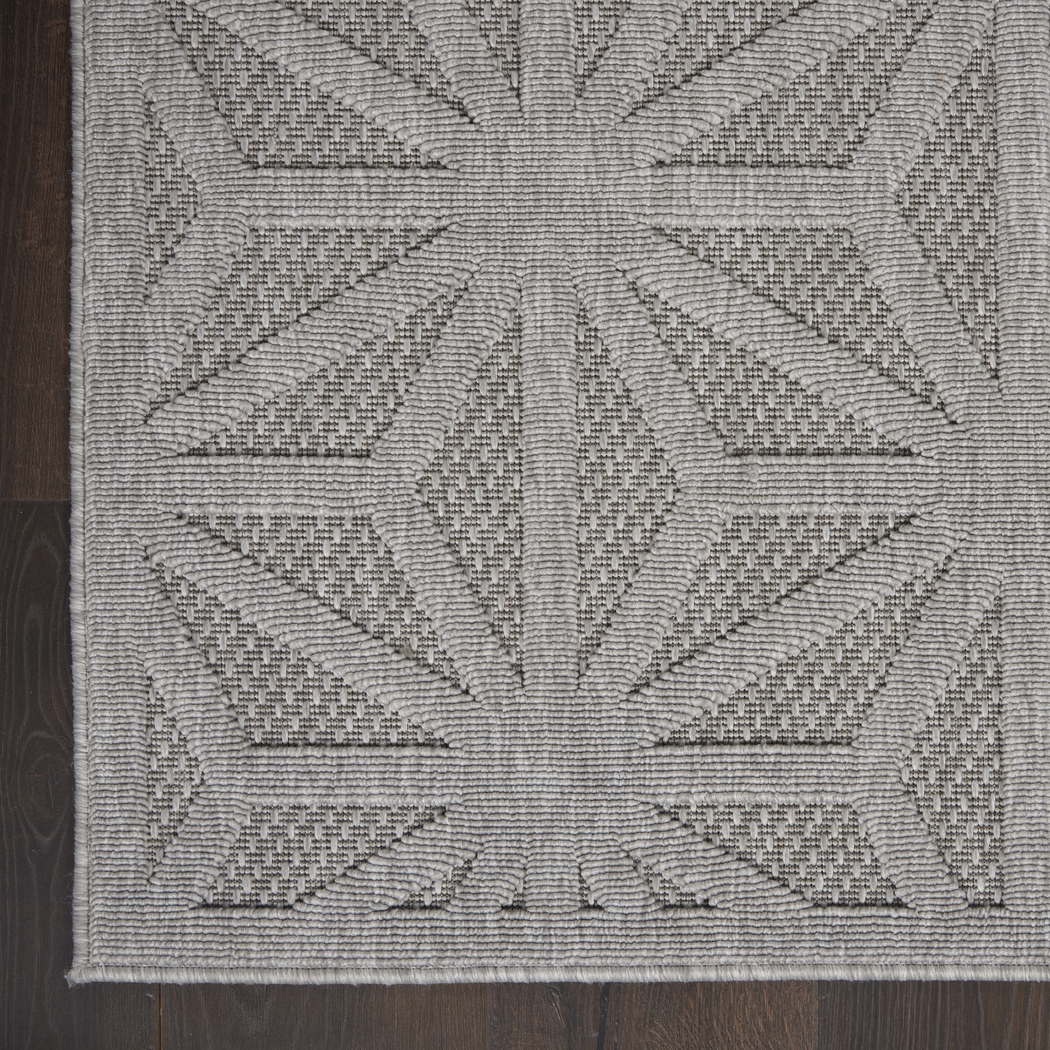 Clarene Light Gray 8' x 10' Indoor/Outdoor Rug - Thumbnail - Image 3