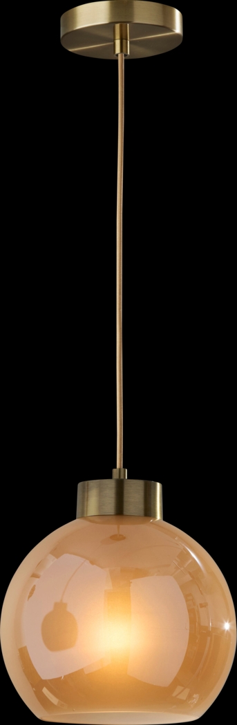 Clarion Hollow Brass Pendant - Thumbnail - Image 1