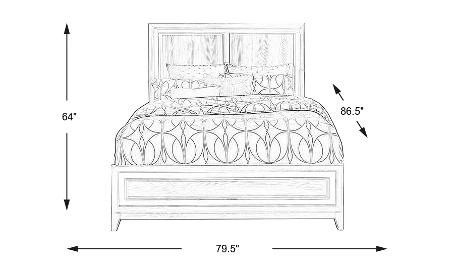 Dimension Image. Please refer to the Dimension Tab on this page for dimension details.